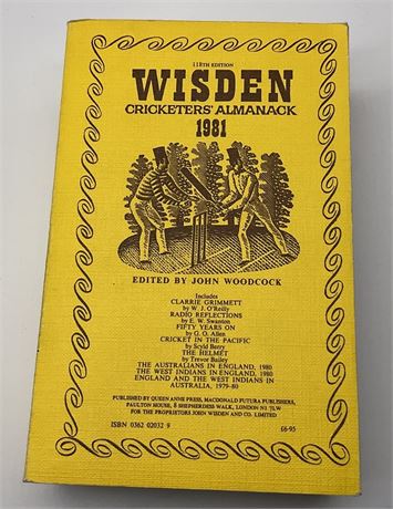 1981 Linen Cloth Wisden