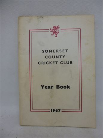 SOMERSET CCC YEAR BOOK 1967. VERY GOOD