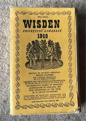 1949 Wisden Softback - Poor