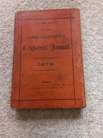 1879 James Lillywhite's Cricketers' Annual