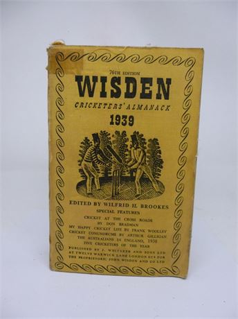 1939 Wisden Original Wrappers VERY GOOD Condition