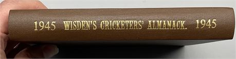1945 Wisden - Rebind without Covers - Very Nice Condition.