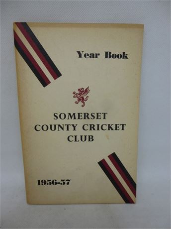 SOMERSET CCC YEAR BOOK 1957. VERY GOOD PLUS