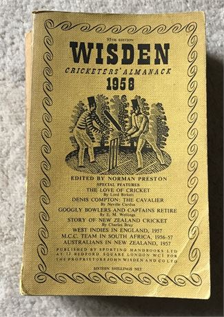 1958 Linen Cloth Wisden (Softback)