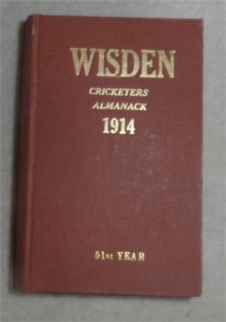 1914 Wisden Rebind - Perfect for Strategy1 Collectors.