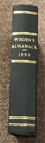 1899 Wisden, Rebound with Covers - Very Good