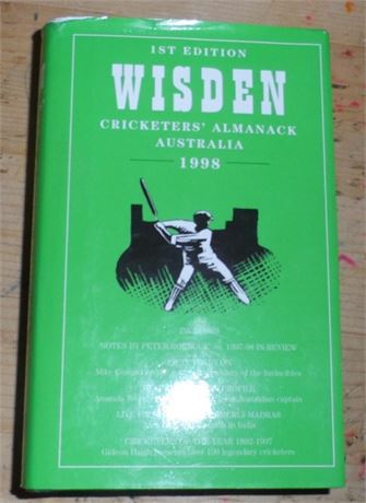 WISDEN AUSTRALIA - 1998 - 1st Edition.
