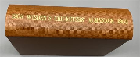 1905 Wisden - Rebound with Covers - Similar to Willows Boards