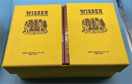 Wisden Facsimile Boxed Set 1864-1878
