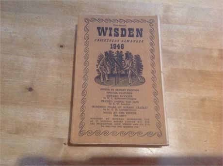 1946 linen cloth Wisden