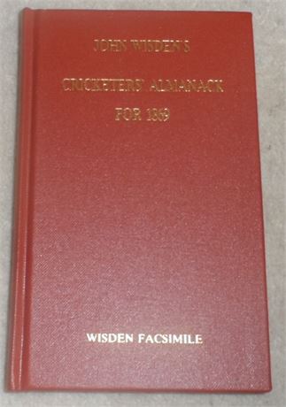 Facsimile Wisden - 1869 - Wisden (3rd Reprint)