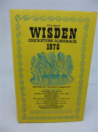 1976 Wisden H/b .FINE condition