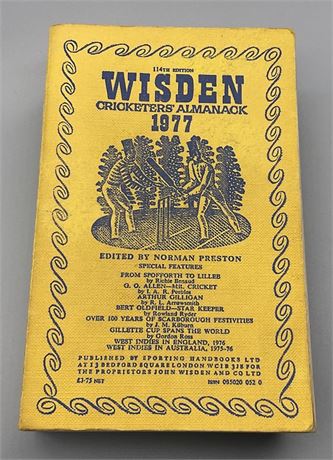 1977 Linen Cloth Wisden (Softback)