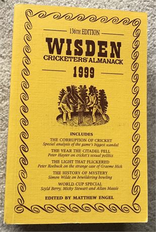 1999 Linen Cloth Wisden (Softback)