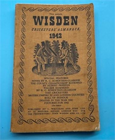1942 Linen Cloth Wisden