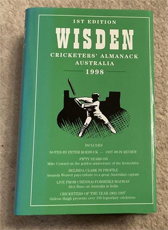 WISDEN AUSTRALIA - 1998 - First Edition