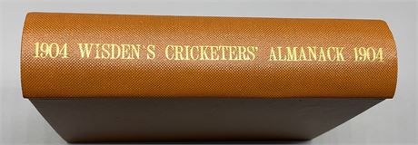 1904 Wisden - Rebound to the Title Page - Similar to Willows Boards
