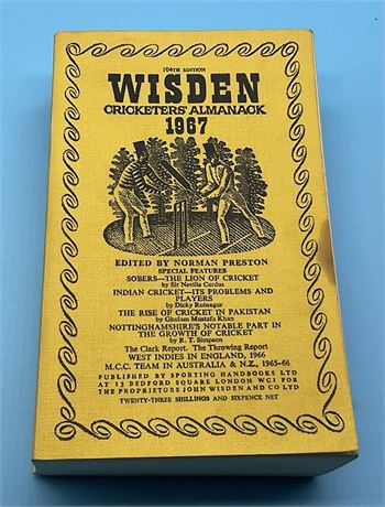 1967 Linen Cloth Wisden (Softback)