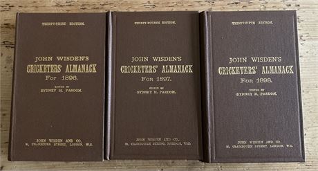 1896 1897 1898 Willows Hardback Reprints - Numbered