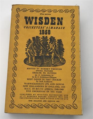 1950 Linen Cloth Wisden (Softback)
