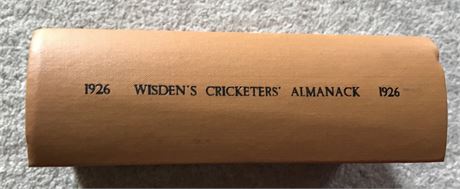 1926 Wisden Rebind, Bound with Rear Cover, Strategy 1