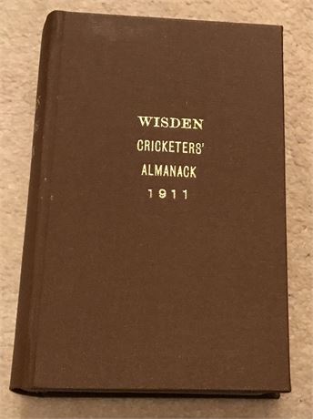 1911 Wisden Rebind - Perfect for Strategy1 Collectors.