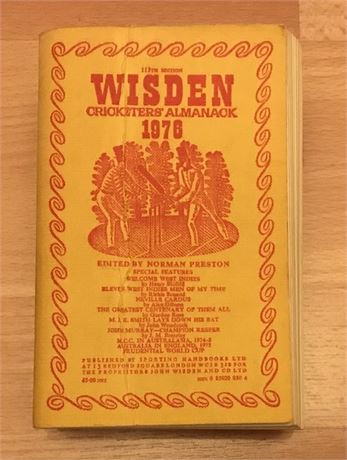 1976 Linen Cloth Wisden (Softback)