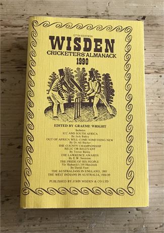 1990 Linen Cloth Wisden (Softback)