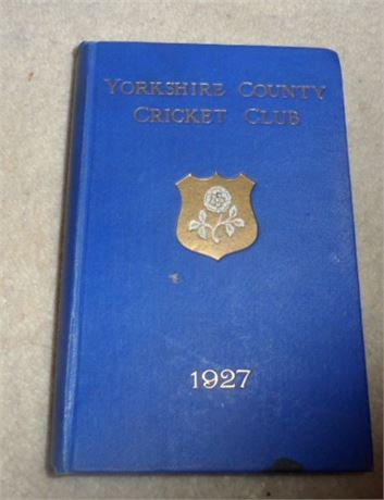 Yorkshire County Cricket Club - 1927 - Handbook