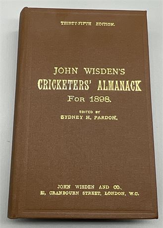 1898 Hardback Reprint - Numbered 487 of 500