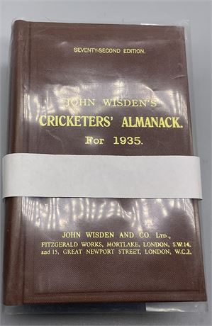 1935 Hardback Reprint - Numbered 224 of 500 - Unopened