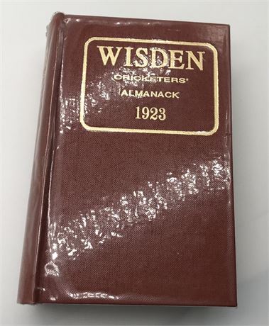 1923 Wisden Rebind - Perfect for Strategy1 Collectors.