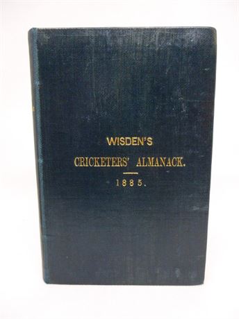 1885 Wisden Rebound WITHOUT wrappers VERY GOOD PLUS