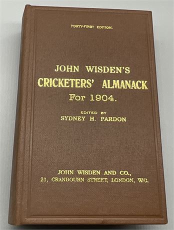 1904 Hardback Reprint - Numbered 380 of 500