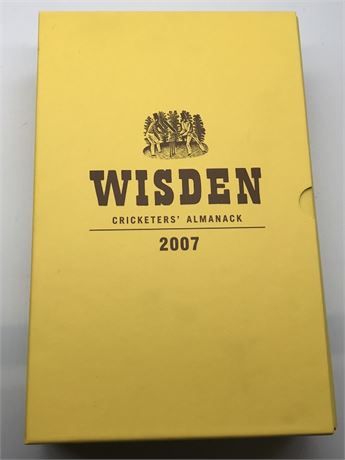 2007 LARGE Wisden - Hardback & Dust Jacket