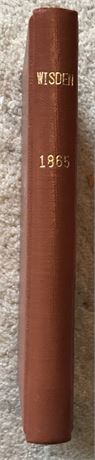 Facsimile Wisden - 1865 - Billings (1st Reprint) Rebound