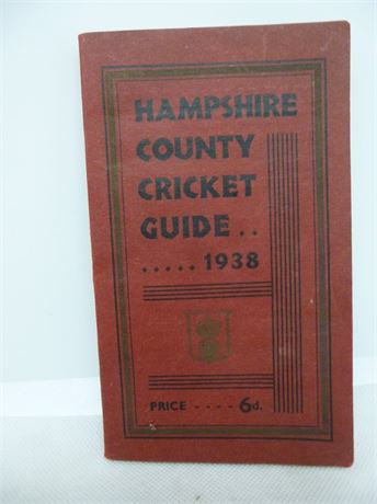 HAMPSHIRE CCC GUIDE1938.VERY GOOD