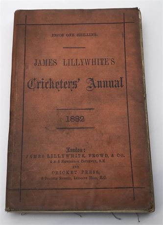 Lillywhite Annual for 1882