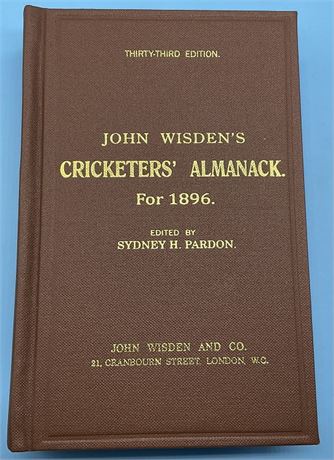 1896 Hardback Reprint - Numbered 95 of 250
