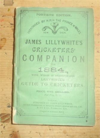 Lillywhite Companion for 1884