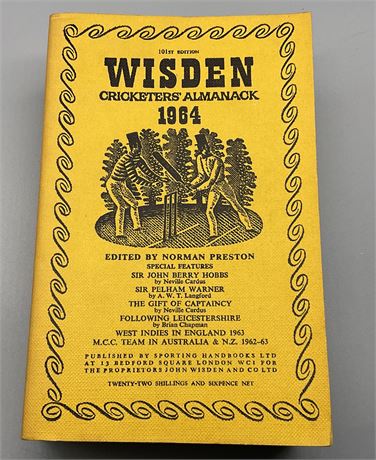 1964 Wisden Softback, Very Good