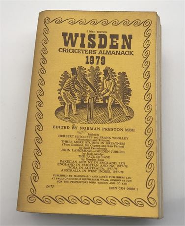 1979 Linen Cloth Wisden