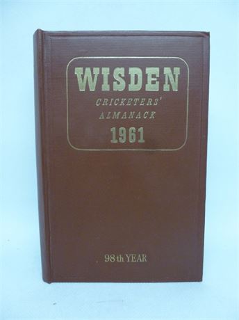 1961 Wisden Hardback FINE Condition