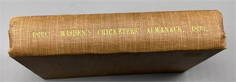 1899 Wisden - Rebound without Covers & Ads