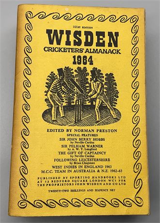 1964 Linen Cloth Wisden (Softback)