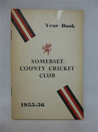 SOMERSET CCC YEAR BOOK 1956. VERY GOOD PLUS