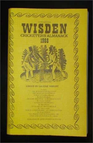 1988 Linen Cloth Wisden (Softback)