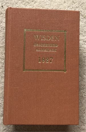 1927 Wisden , Rebound with Covers.