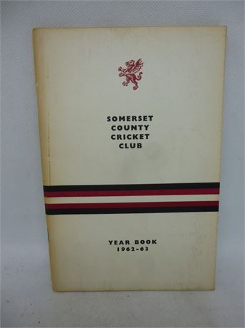 SOMERSET CCC YEAR BOOK 1963. VERY GOOD