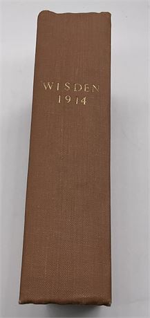 1914 Wisden Rebind with Rear Cover - Perfect for Strategy1.